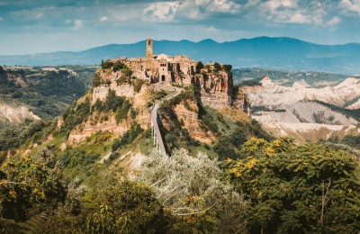 civita di bagnoregio green heart